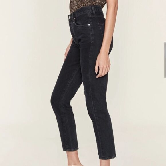 Citizens of Humanity COH Liya High Rise Classic Fit Crop Distressed Jean Size 28 - Picture 2 of 15